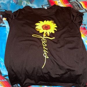 Believe sunflower t-shirt